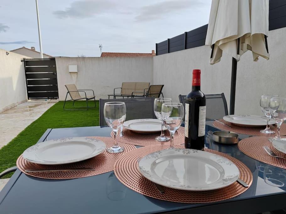 Апартаменти Chez Roberto/Jardin/Parking Фо-сюр-Мер Екстер'єр фото